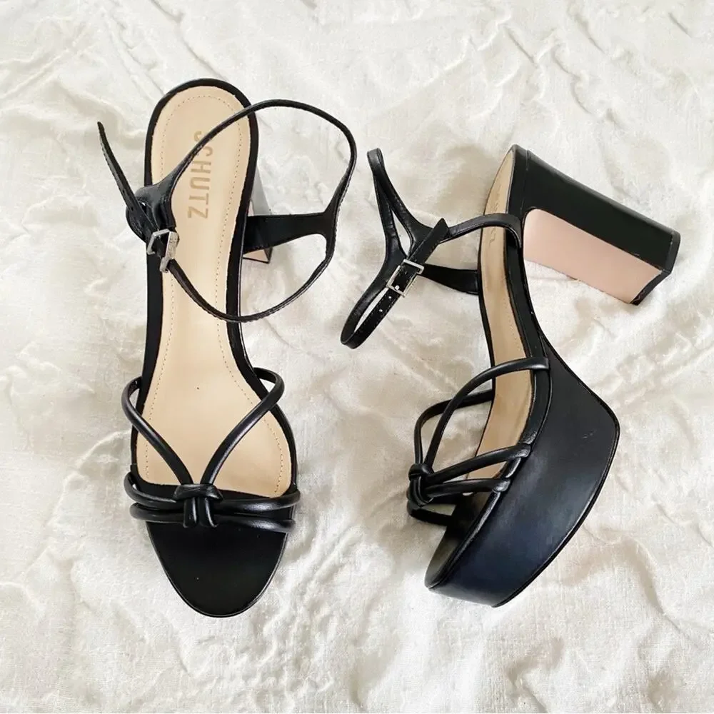 Schutz Kelsie Platform Heels New